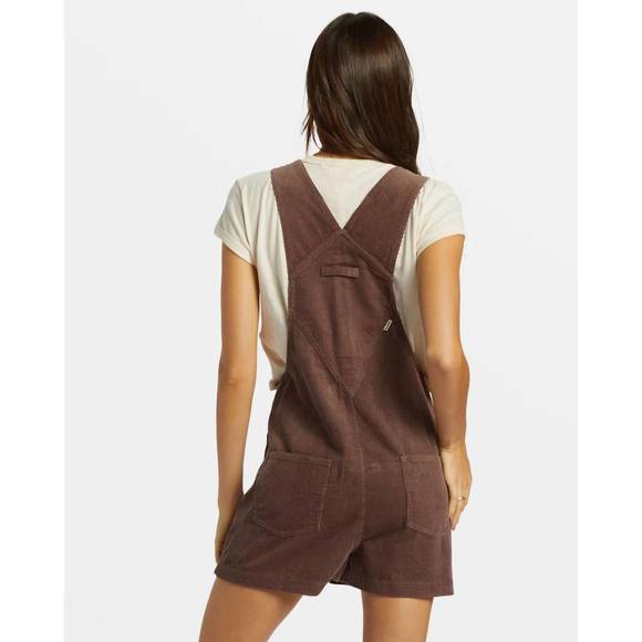 NEW BILLABONG sand canyon corduroy overalls in kona - Picture 2 of 3